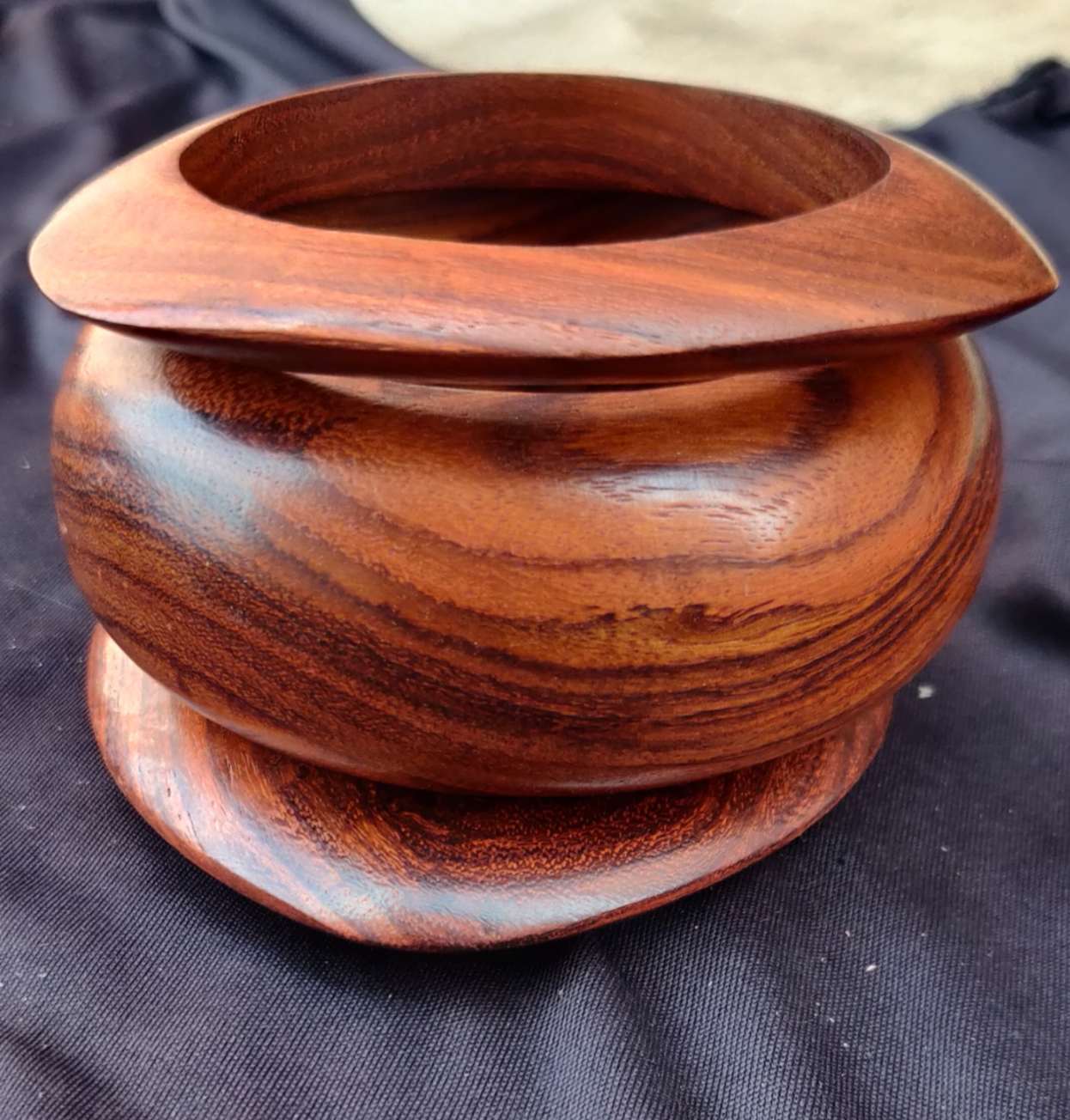 Handcrafted Wooden Bangles – Rustic & Elegant Statement Pieces (Set of 3)