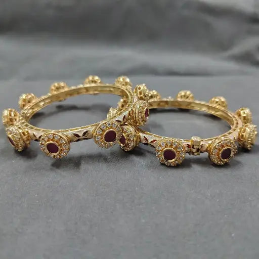 Ornate Openable Pacheli Bangles