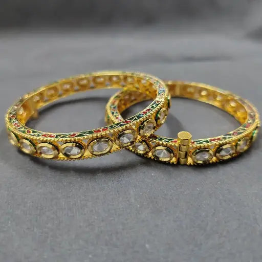 Classic Polki Stone Bangles