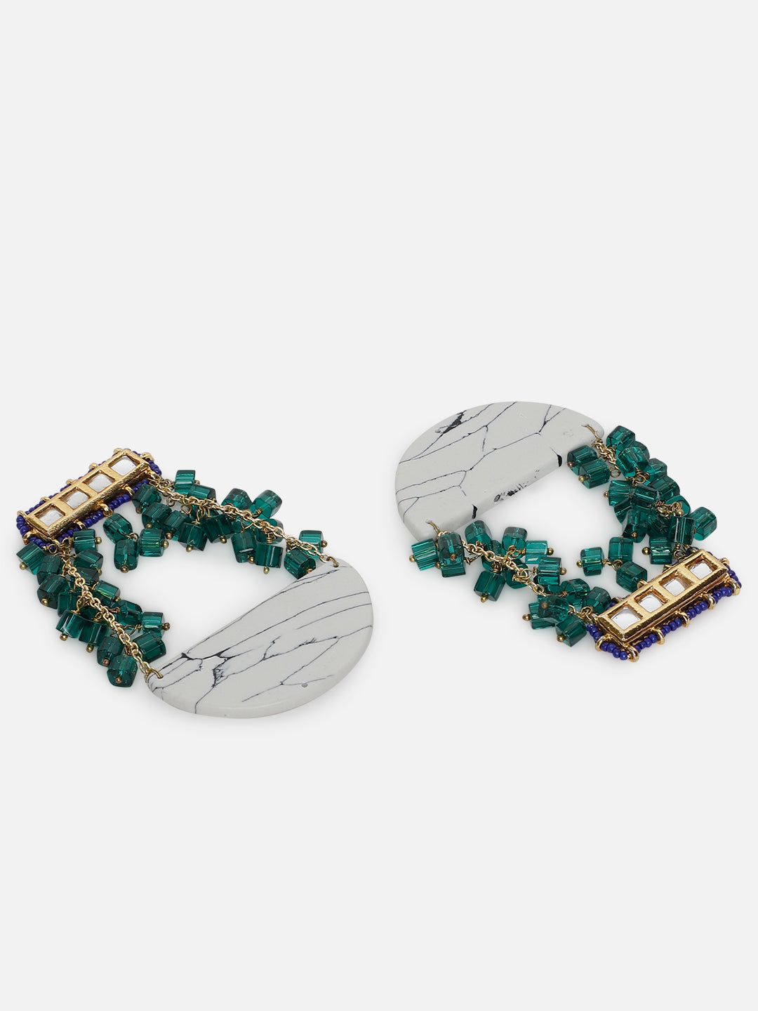 Sabz-e-Bahaar Drop Earring