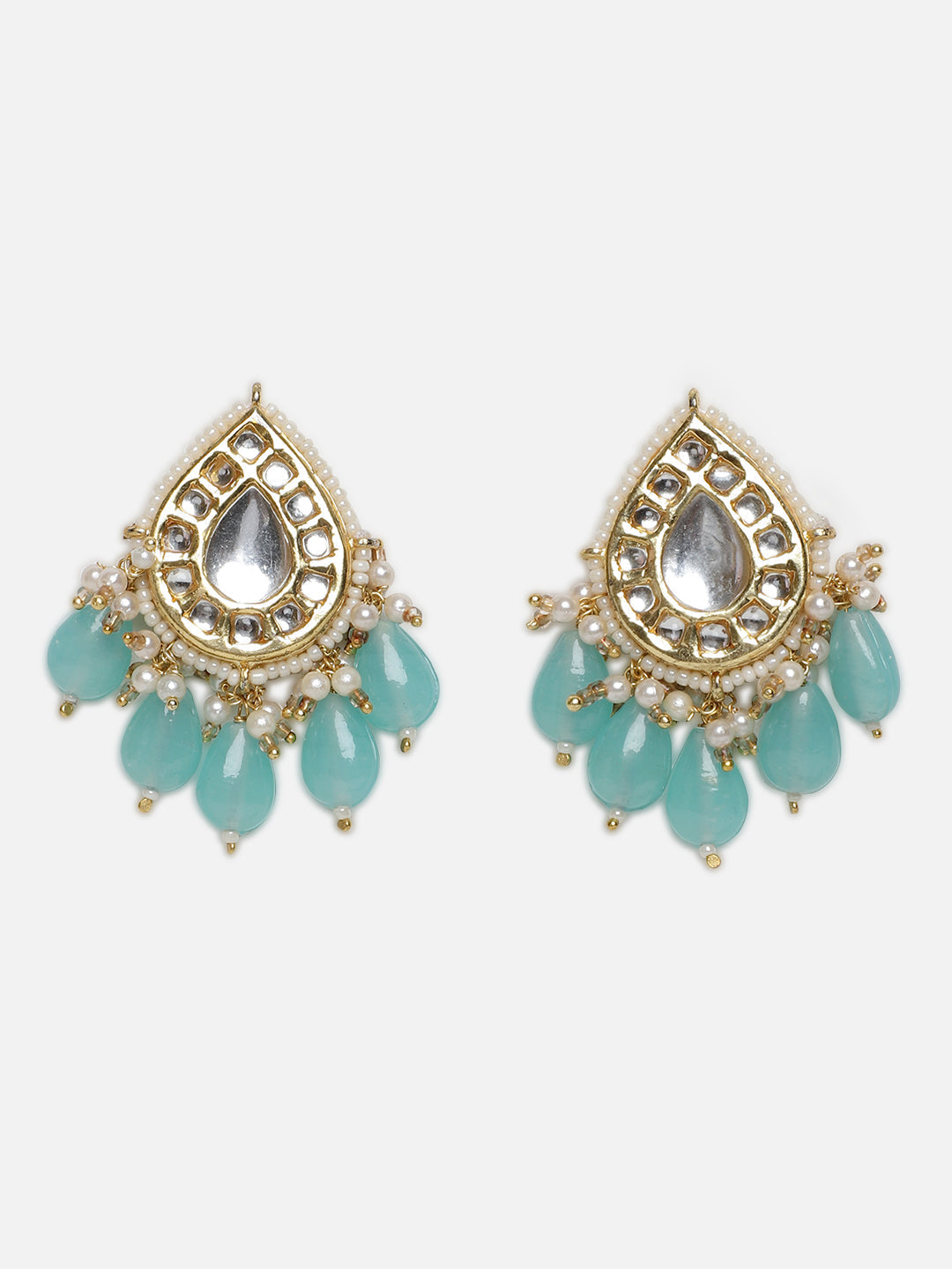 Aab-e-Neel Drop Earring