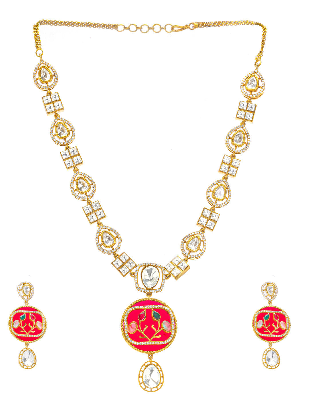 Anarkali Necklace with Earring