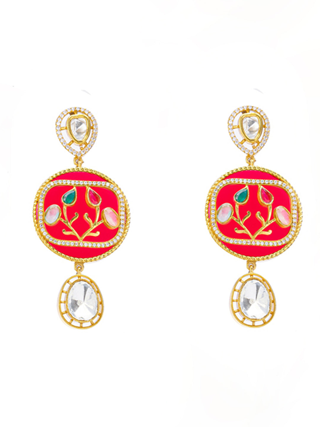 Anarkali Necklace with Earring