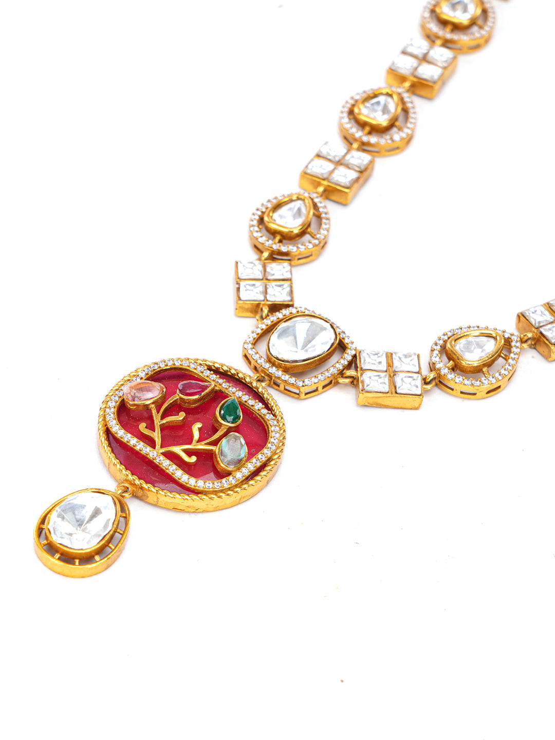 Anarkali Necklace with Earring