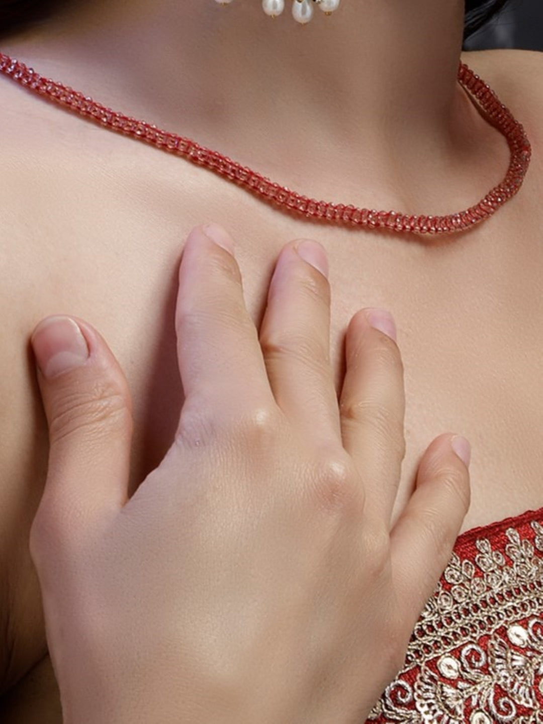 Surkh-e-Hayat layered necklace