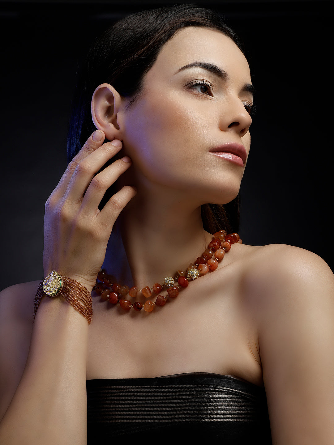 Sooraj Ki Kiran layered necklace