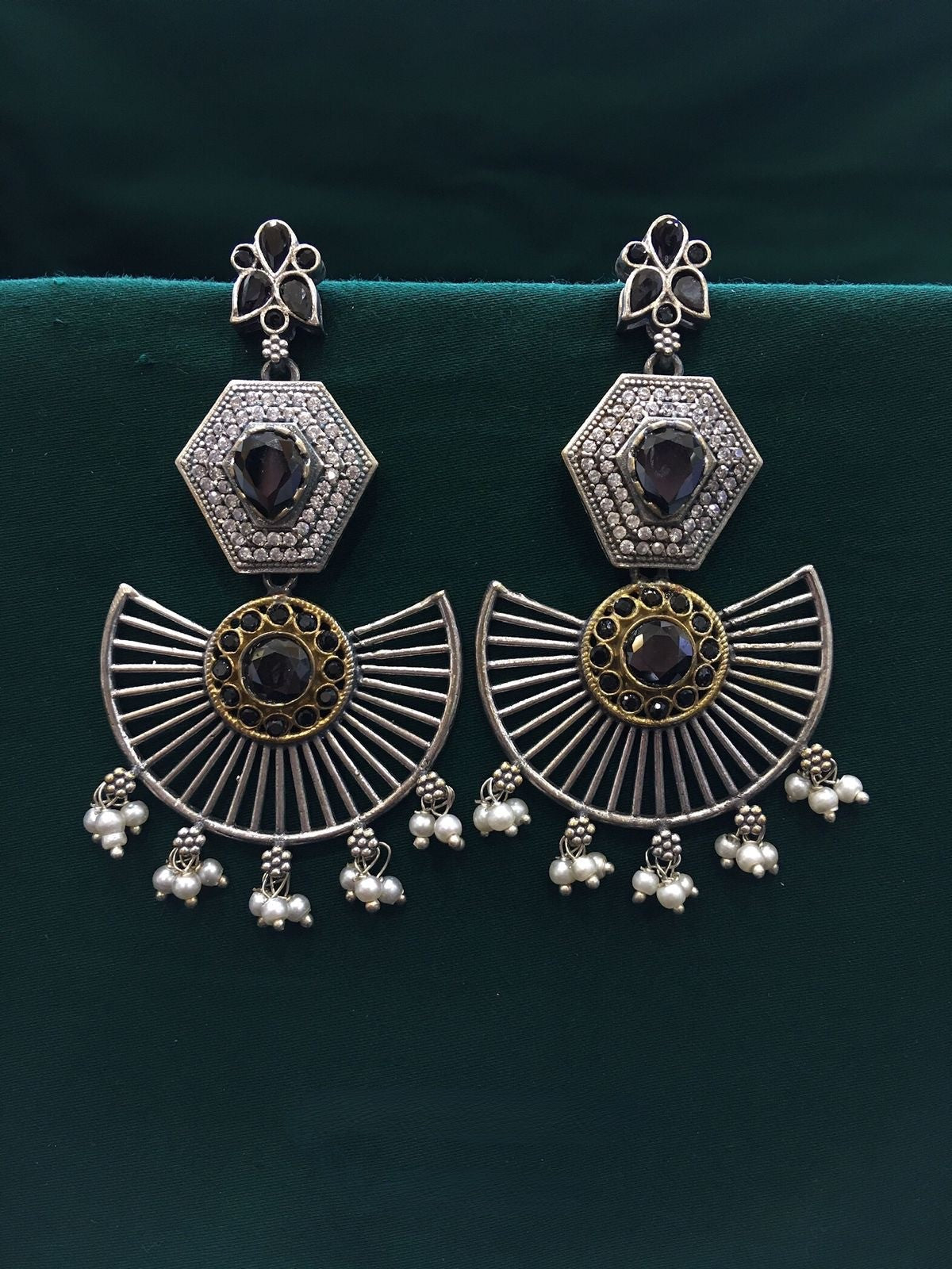 Ruby Fusion Danglers