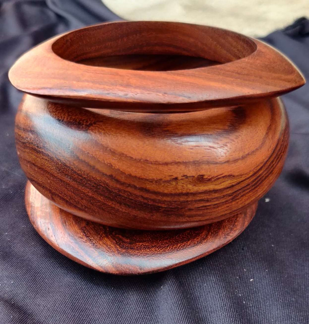 Handcrafted Wooden Bangles – Rustic & Elegant Statement Pieces (Set of 3)