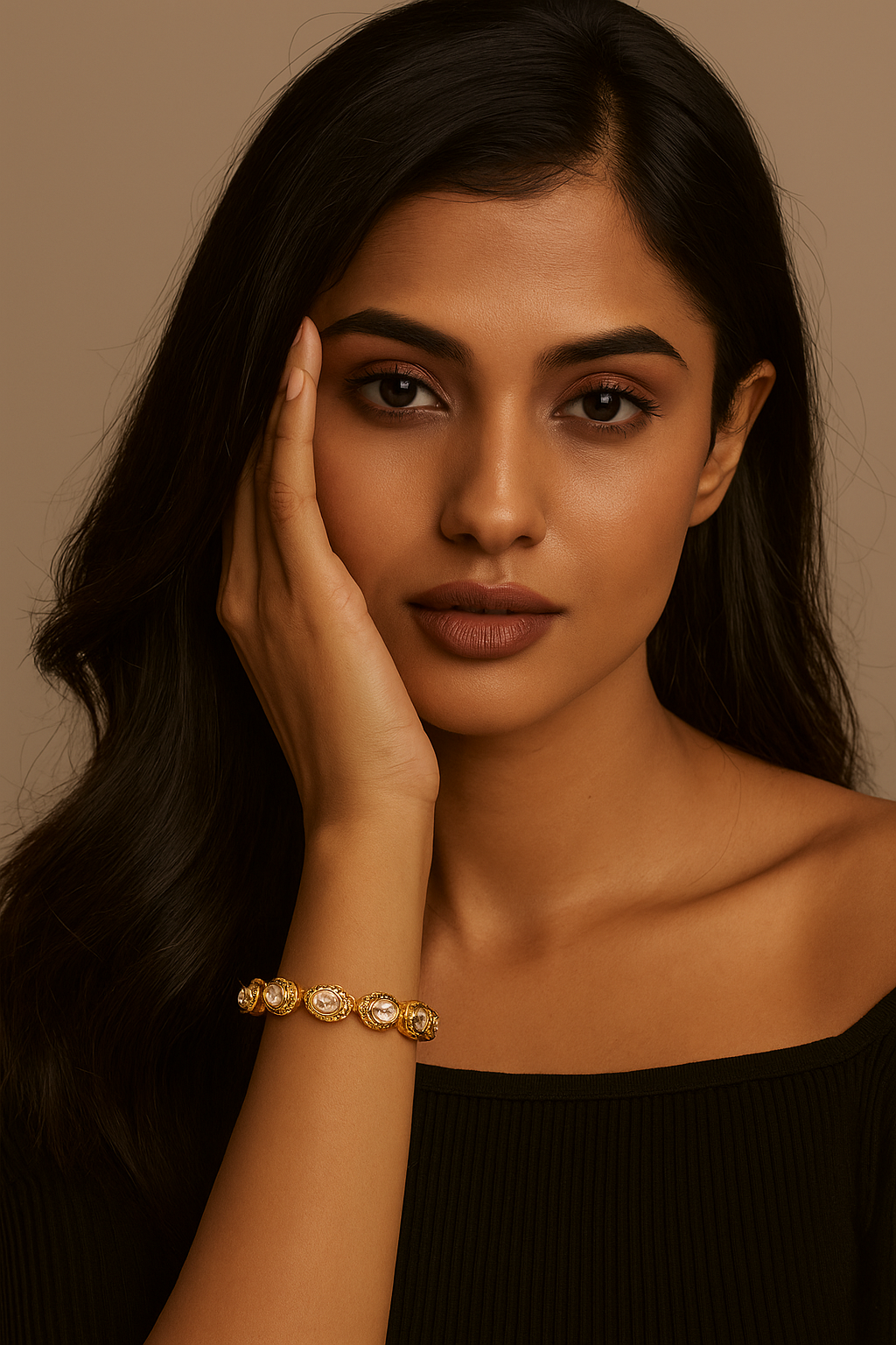 Antique Carrot Polish Openable Bangles