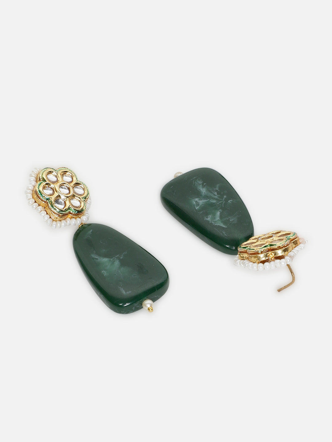 Sabz-e-Zarreen Drop Earring