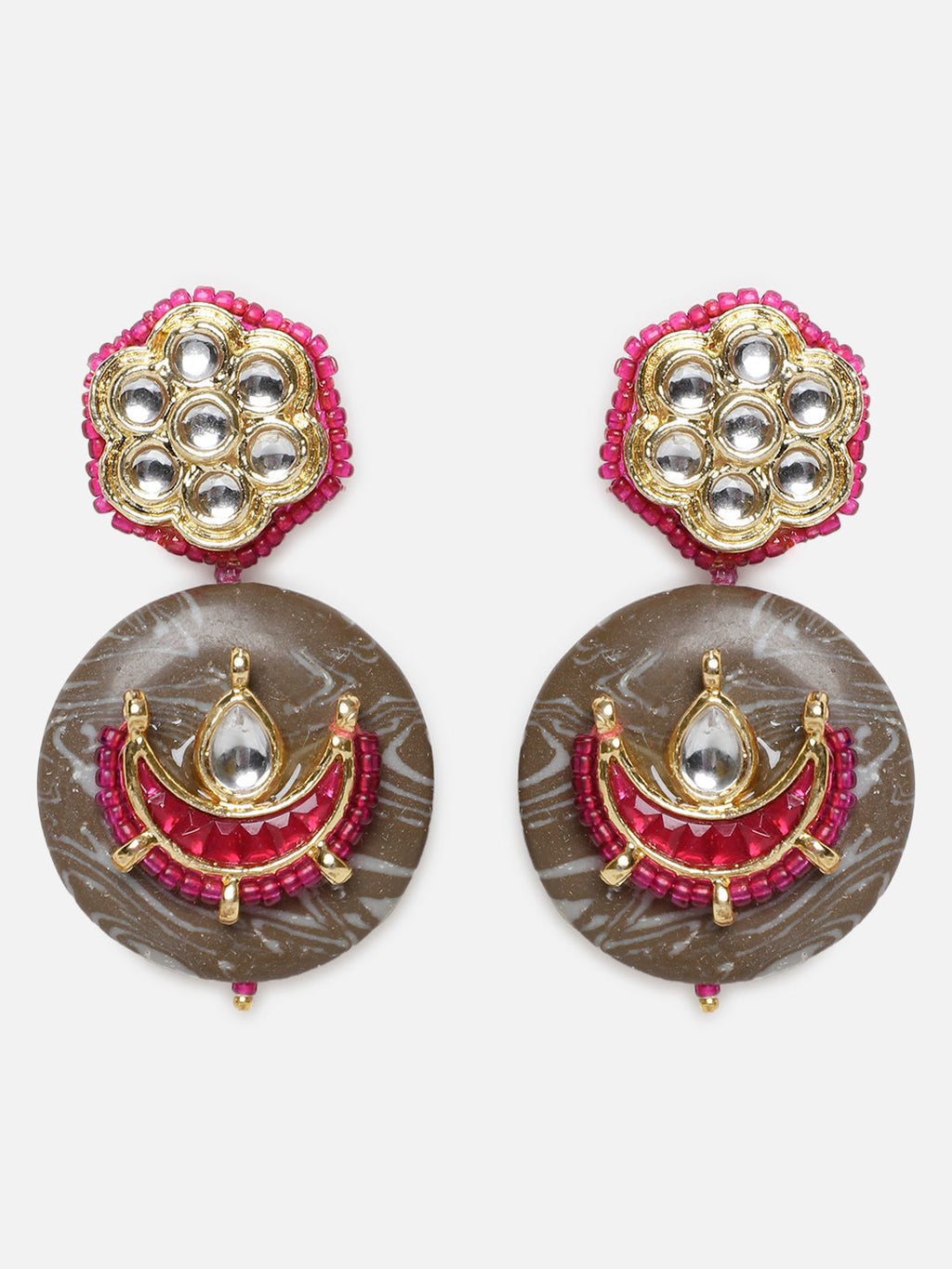 Khaak Rang Drop Earring