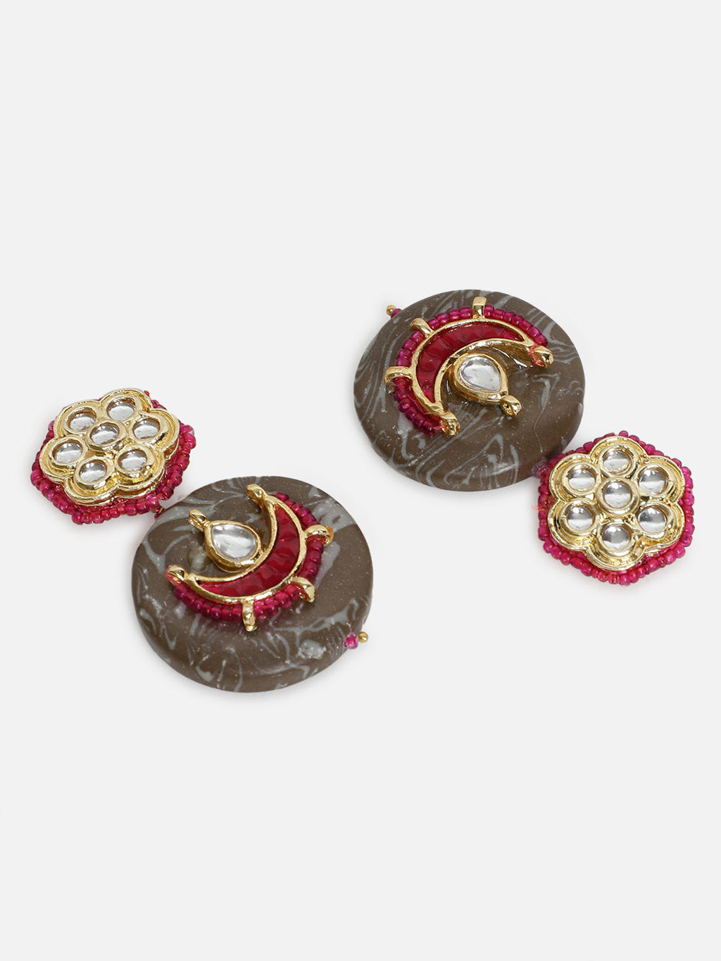 Khaak Rang Drop Earring