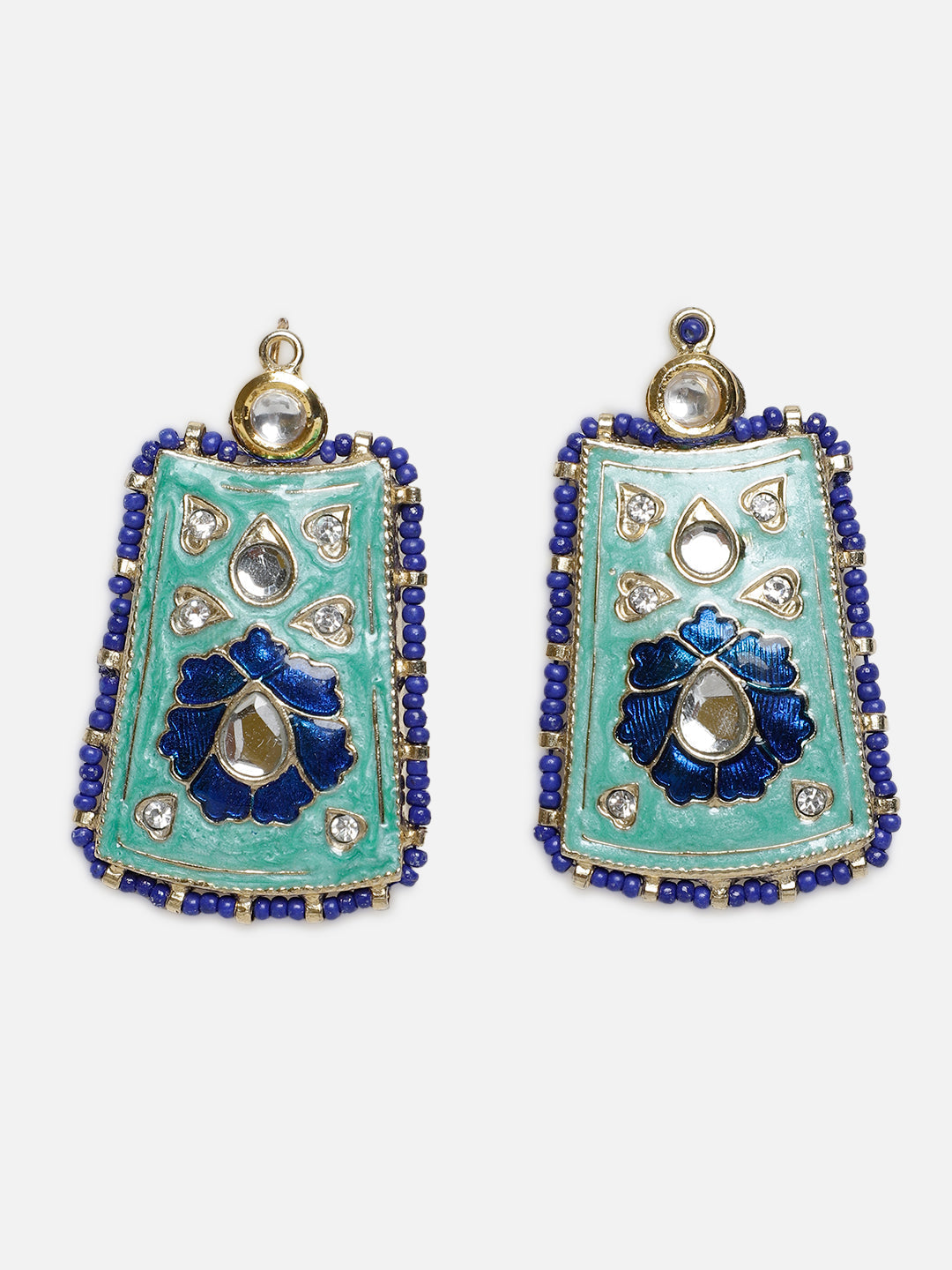 Neelkanth Glow Drop Earring