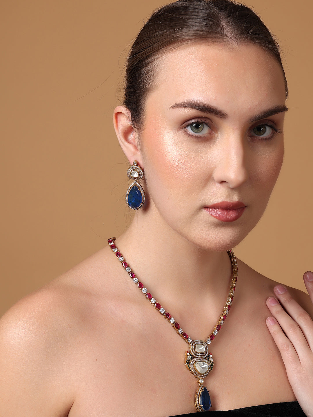 Neelanjan Necklace with Earring