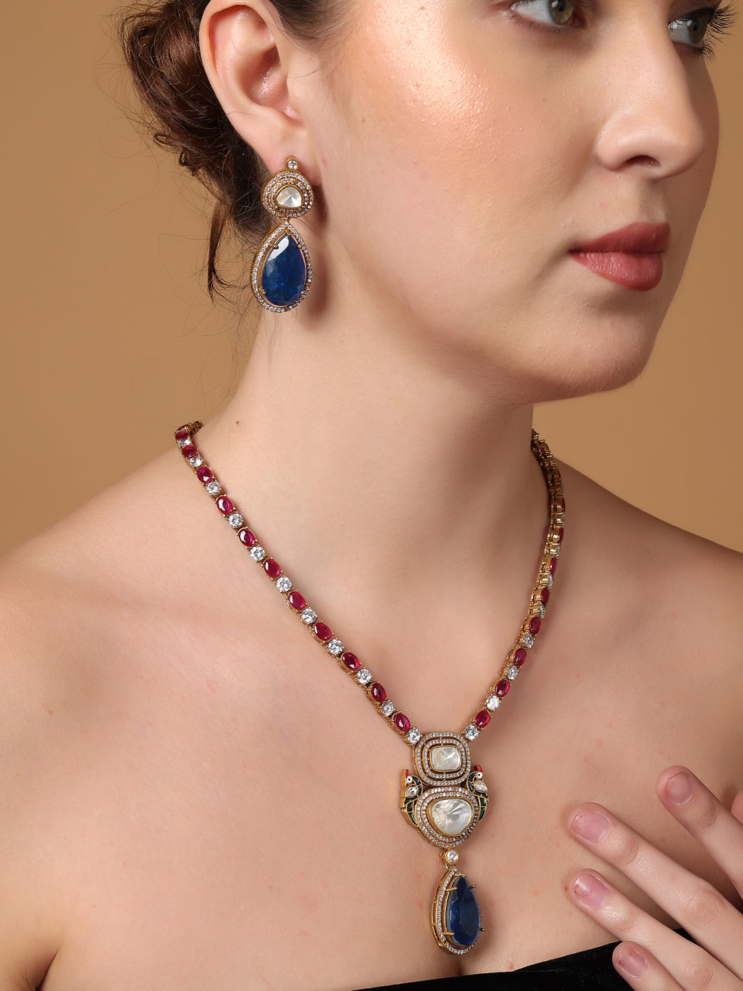 Neelanjan Necklace with Earring