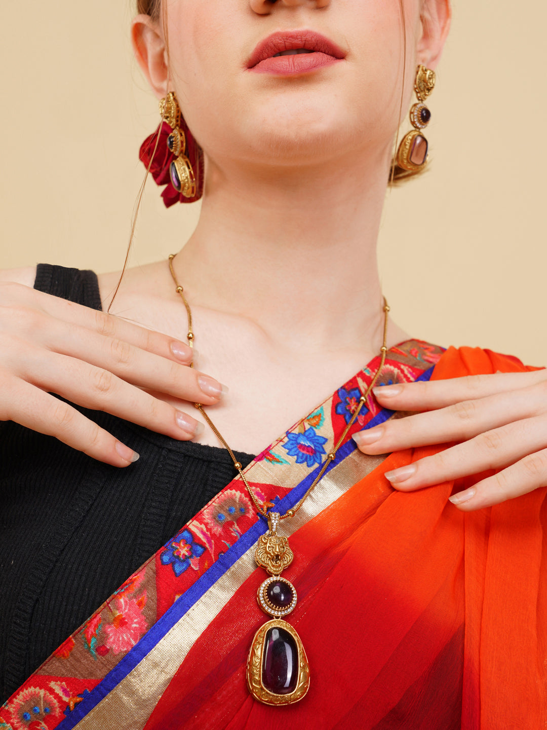Sharbati Necklace with Earring