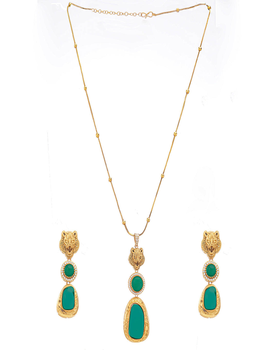Panna Necklace with Earring