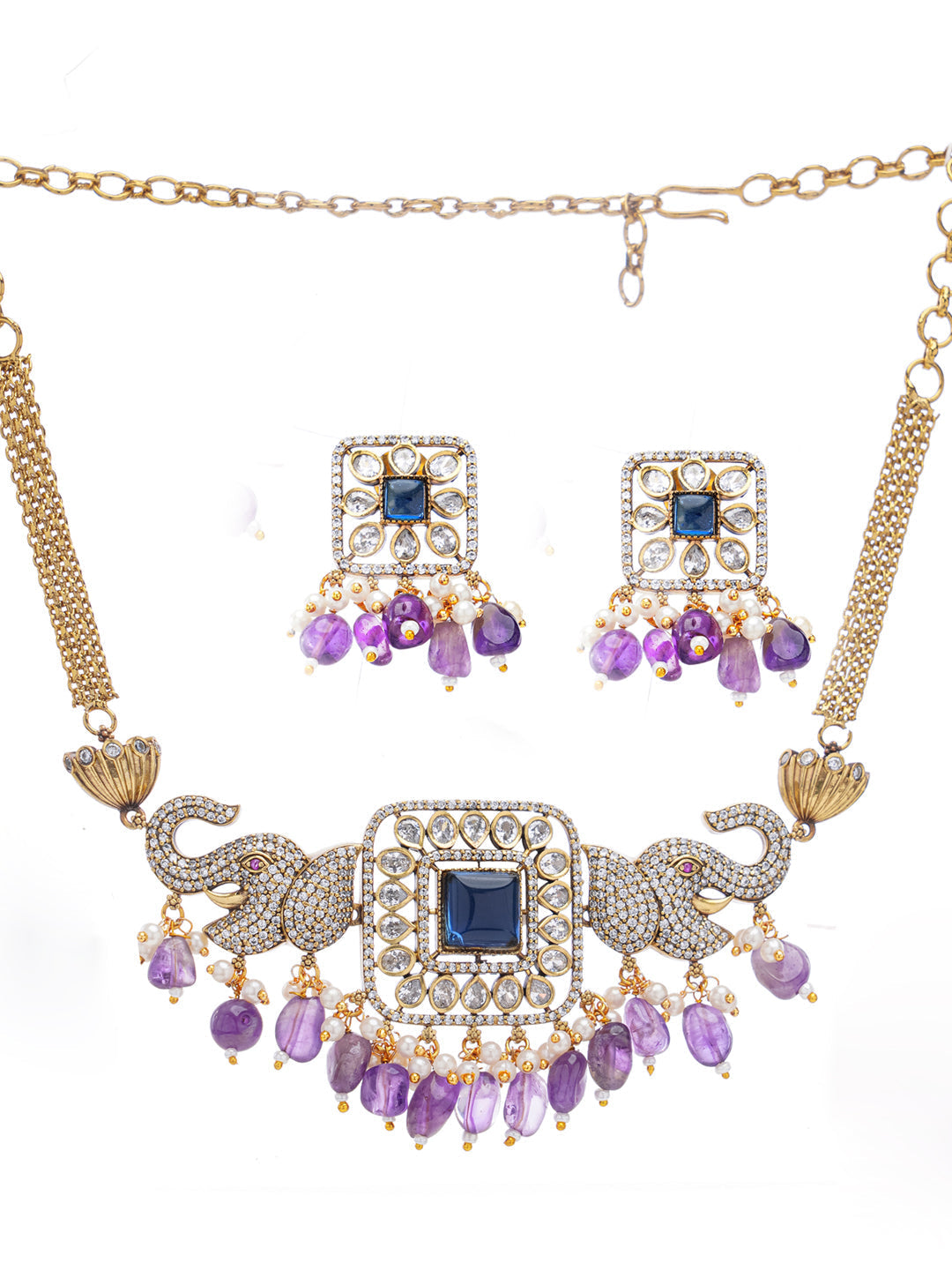 Jamuni Necklace with Earring