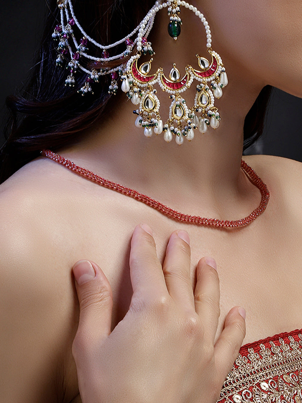 Surkh-e-Hayat layered necklace