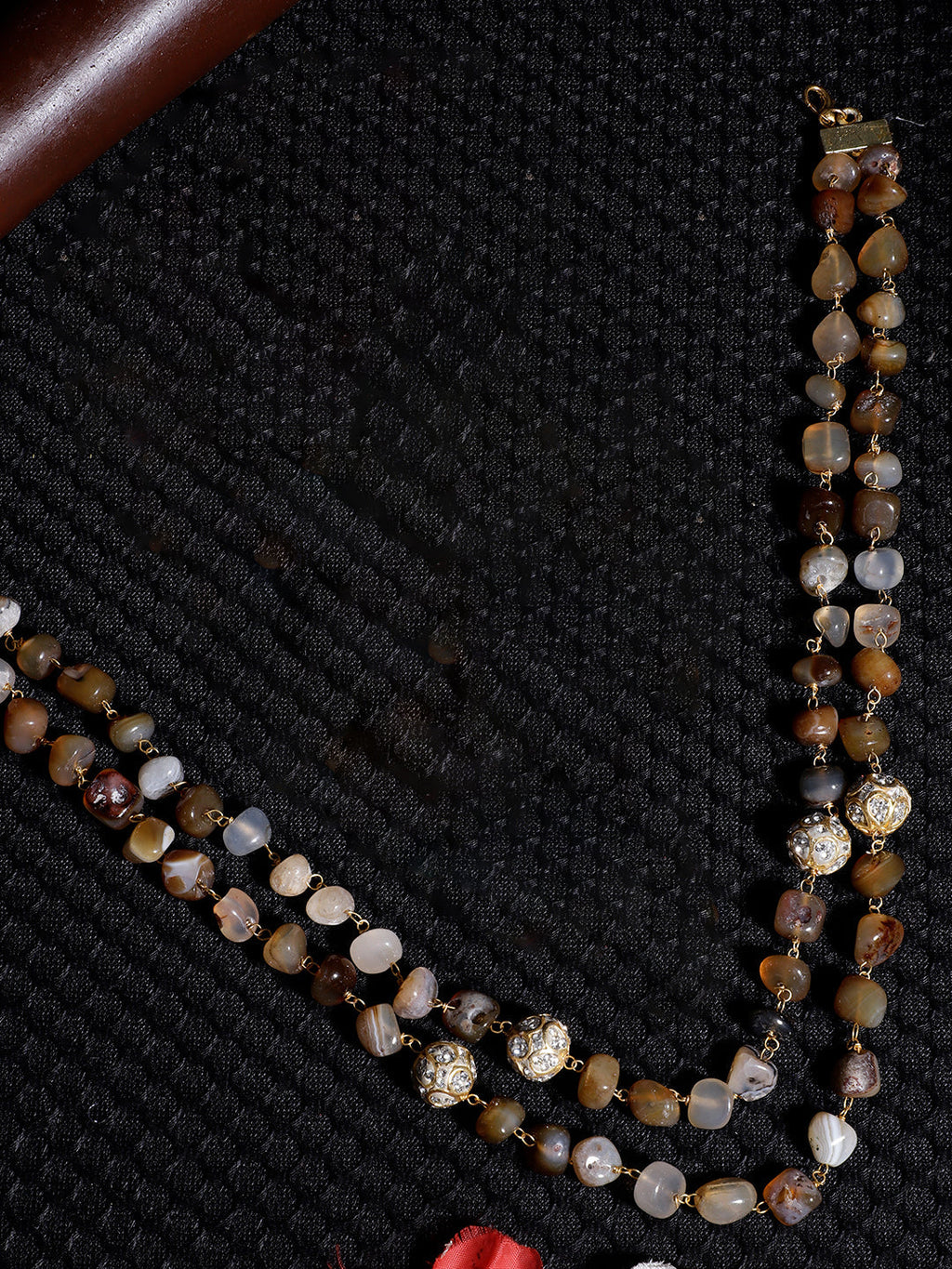 Amber Dusk layered necklace