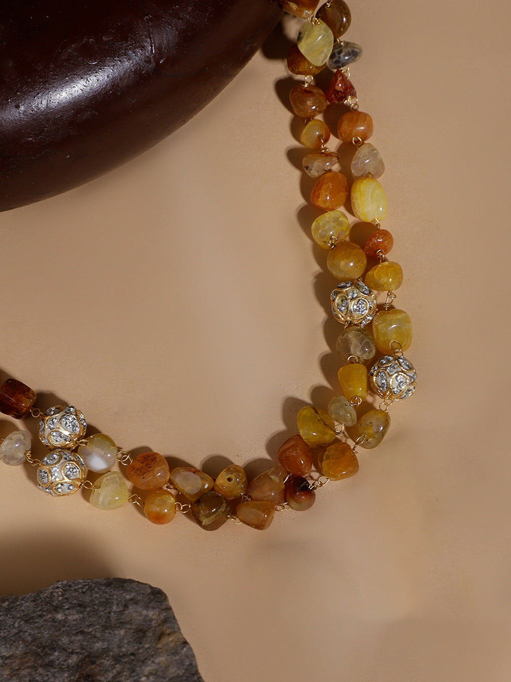 Rang-e-Dhoop layered necklace