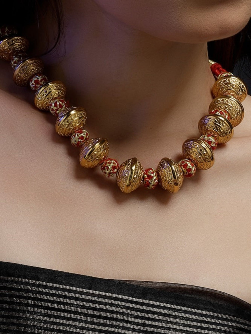 Laal-e-Jahan layered necklace