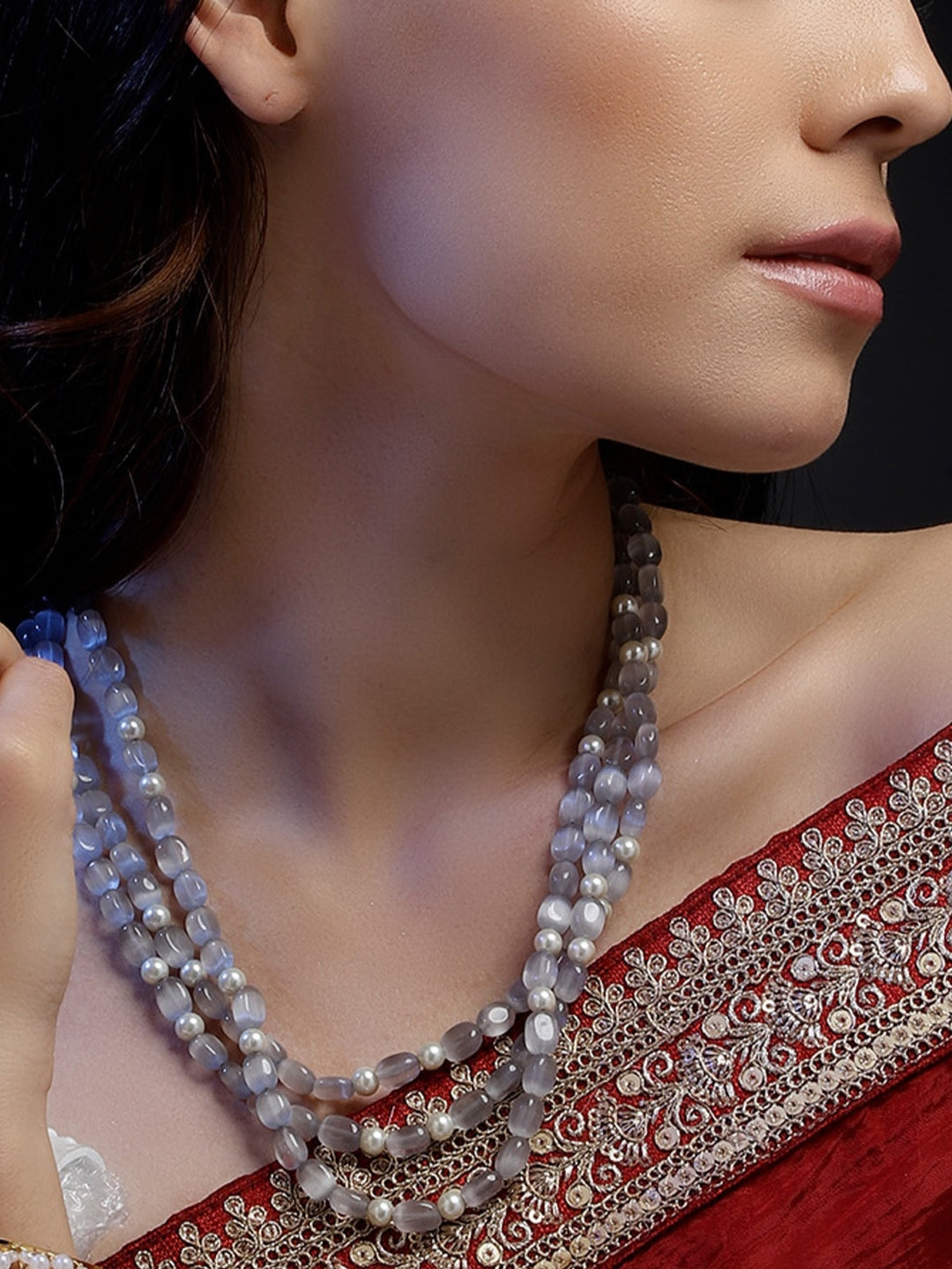Chandi Saaya layered necklace