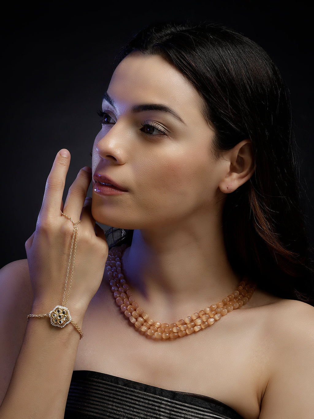 Gulzar-e-Hayat layered necklace