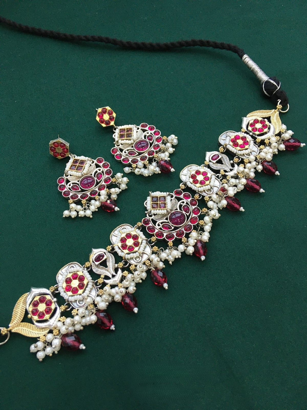 Layered Green Fusion Necklace