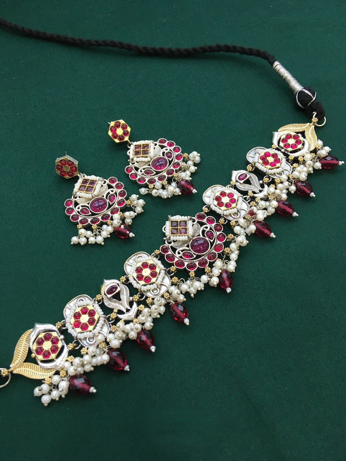 Layered Green Fusion Necklace