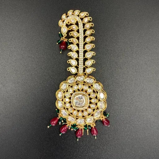 Grand Round Kundan Groom Kalangi