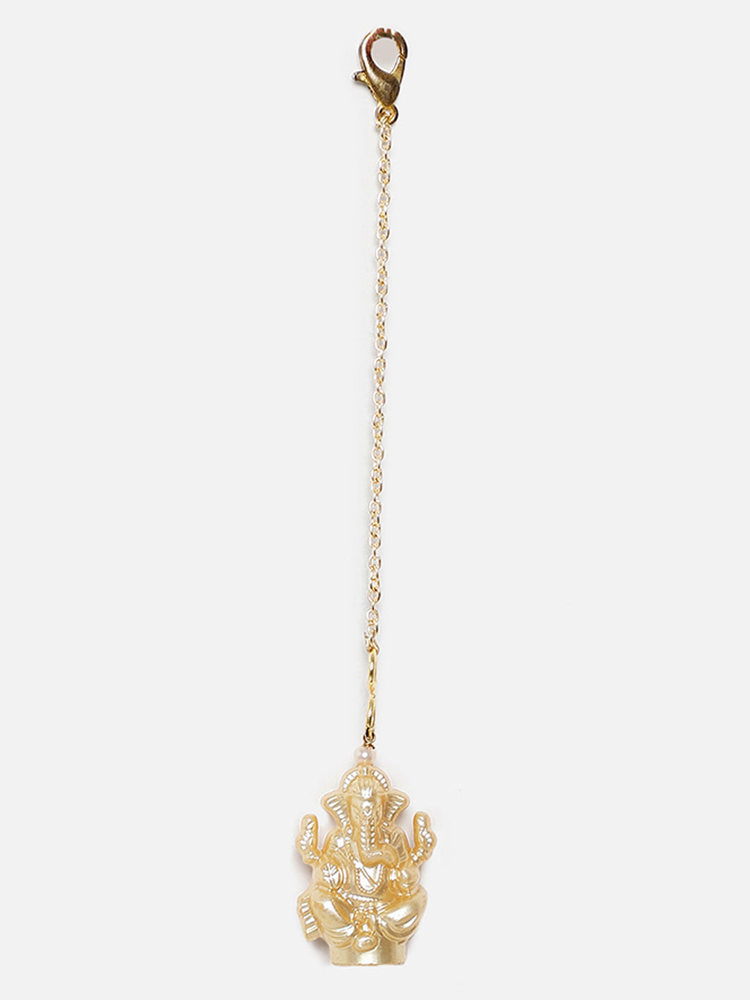 AIVY LUXE gold Ganesh watch charm with chain, a unique luxury watch charms for women accessory